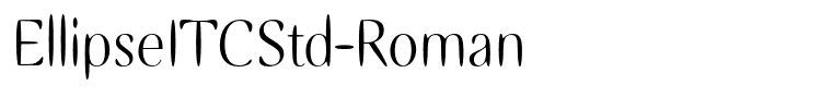 EllipseITCStd-Roman