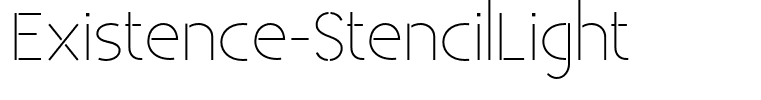Existence-StencilLight