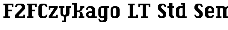 F2FCzykago LT Std Semiserif