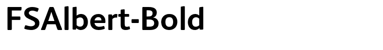 FSAlbert-Bold