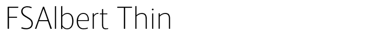 FSAlbert Thin