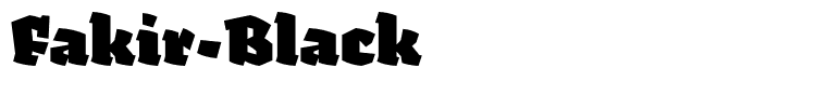 Fakir-Black