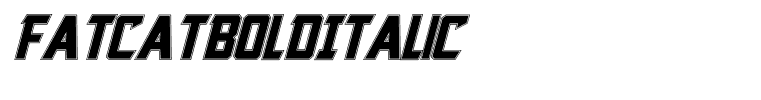 Fatcat Bold Italic