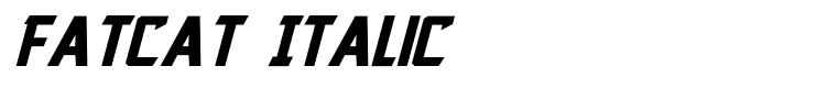 Fatcat Italic