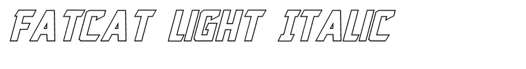 Fatcat Light Italic