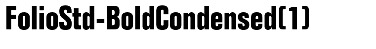 FolioStd-BoldCondensed(1)