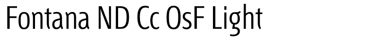 Fontana ND Cc OsF Light