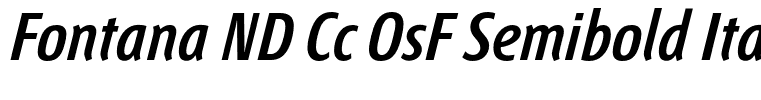 Fontana ND Cc OsF Semibold Ita
