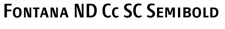 Fontana ND Cc SC Semibold