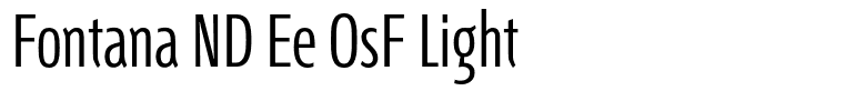 Fontana ND Ee OsF Light