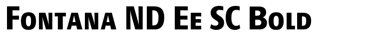 Fontana ND Ee SC Bold