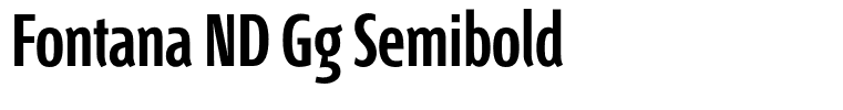 Fontana ND Gg Semibold