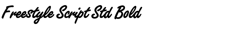 Freestyle Script Std Bold