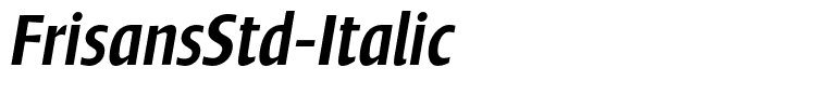 FrisansStd-Italic