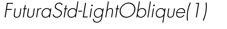 FuturaStd-LightOblique(1)