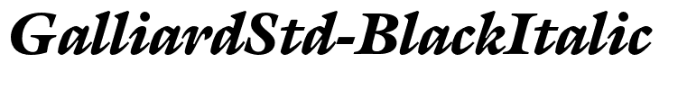 GalliardStd-BlackItalic