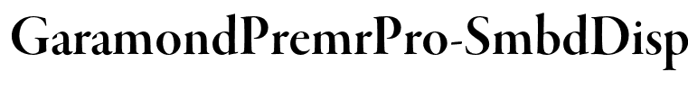 GaramondPremrPro-SmbdDisp(1)