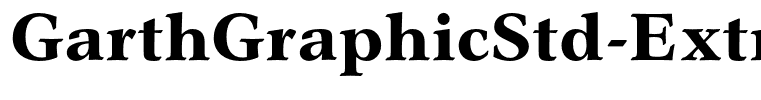 GarthGraphicStd-ExtraBold
