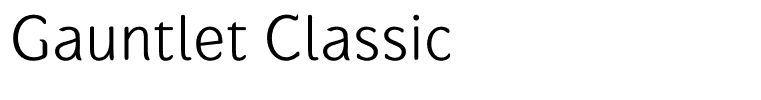 Gauntlet Classic