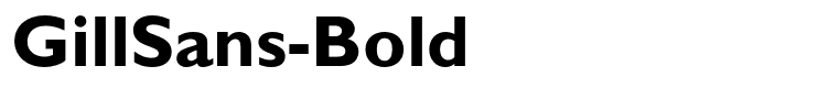 GillSans-Bold