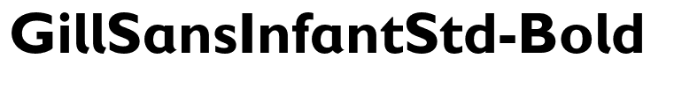 GillSansInfantStd-Bold