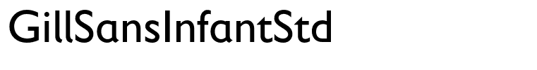 GillSansInfantStd