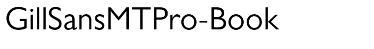 GillSansMTPro-Book
