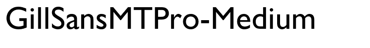 GillSansMTPro-Medium
