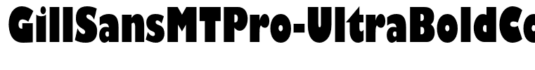 GillSansMTPro-UltraBoldCond