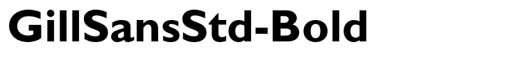 GillSansStd-Bold