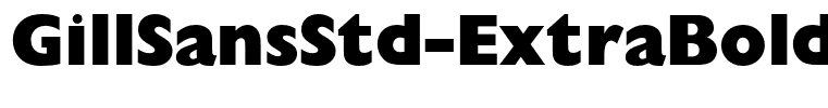 GillSansStd-ExtraBoldDisp