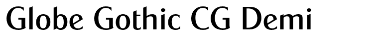 Globe Gothic CG Demi