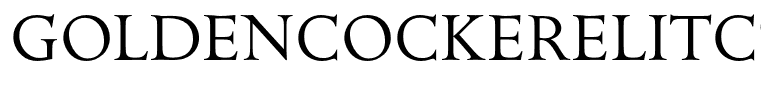 GoldenCockerelITCStd-Titling
