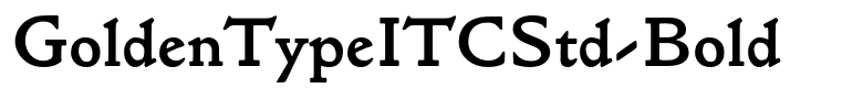 GoldenTypeITCStd-Bold