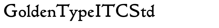 GoldenTypeITCStd