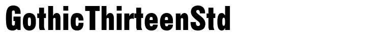 GothicThirteenStd