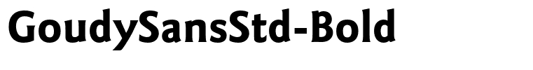 GoudySansStd-Bold
