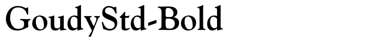 GoudyStd-Bold