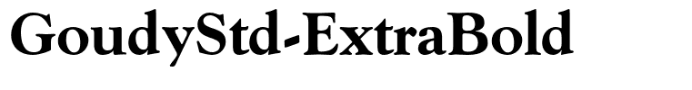 GoudyStd-ExtraBold