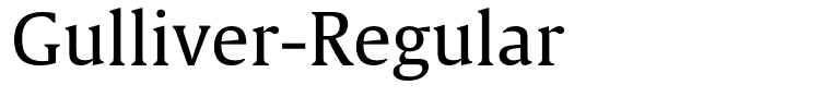 Gulliver-Regular