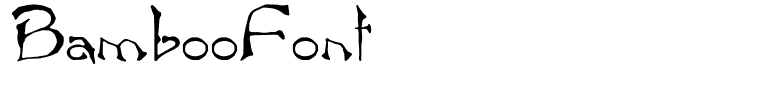 BambooFont