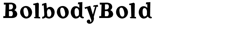 BolbodyBold