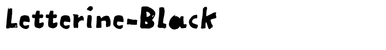 Letterine-Black