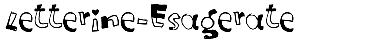 Letterine-Esagerate