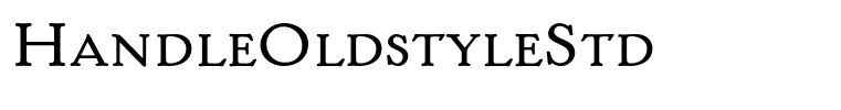 HandleOldstyleStd