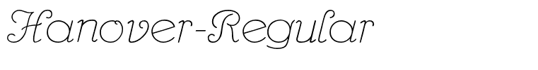 Hanover-Regular