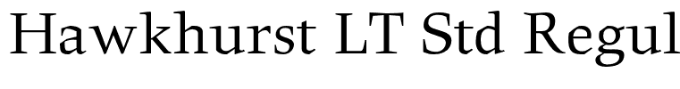 Hawkhurst LT Std Regular