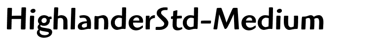 HighlanderStd-Medium
