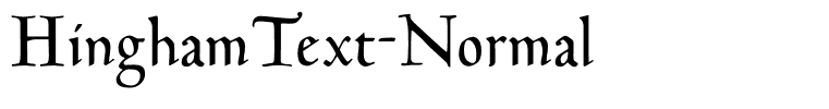 HinghamText-Normal