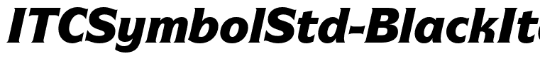 ITCSymbolStd-BlackItalic(1)